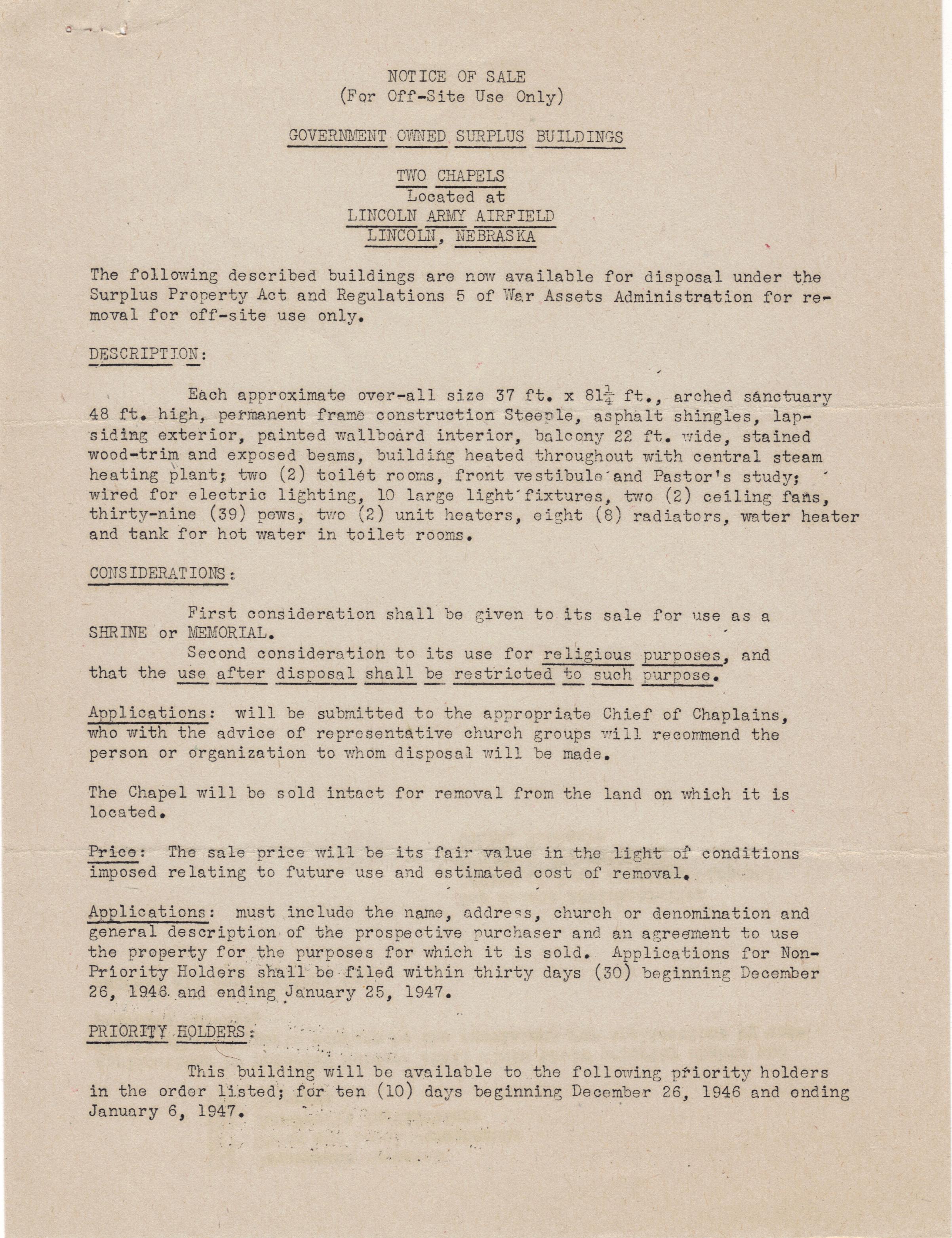 Notice of Sale, page 2